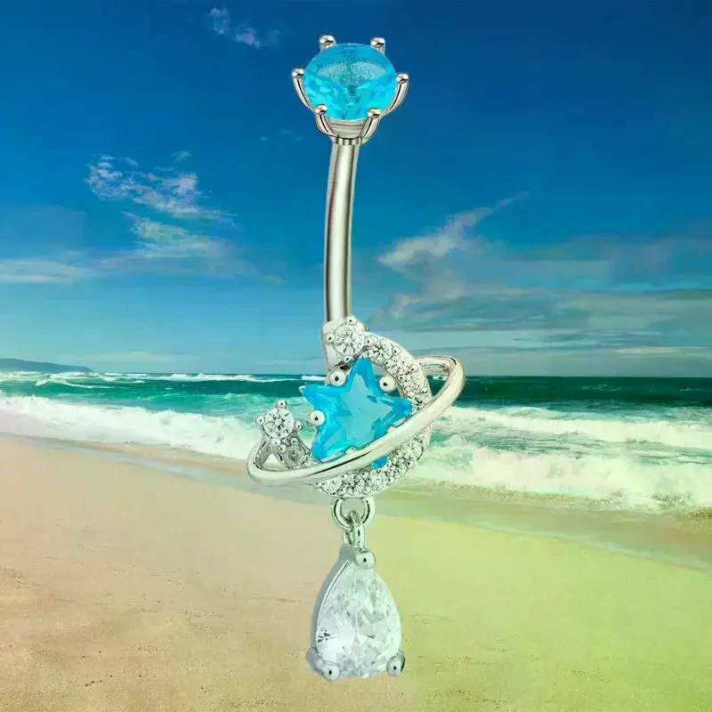 Crystal Zircon Universe Dangle - Body Jewelry Universe recension och pris