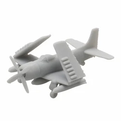 5PCS Scale 1/2000 700 400 350 A-1 Skyraider Strike Aircraft Folding Wings w Landing Gear Toys Attacking Airplane Model DIY Parts