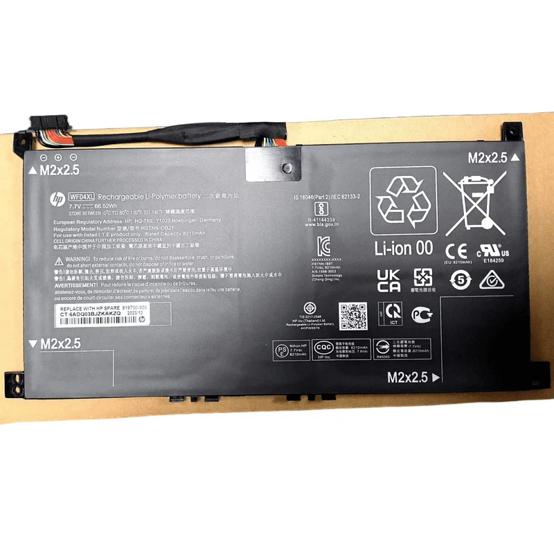 Authentic 8210mAh WF04XL M90073-005 M89926-AC1 Battery Suitable for HP Envy 13