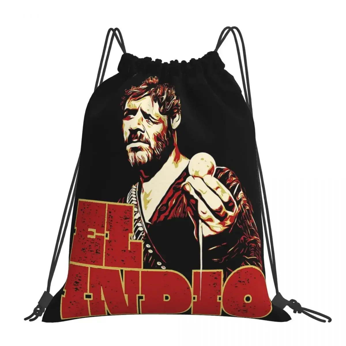 For A Few Dollars More El Indio Backpacks Drawstring Bags Drawstring Bundle Pocket Sports Bag BookBag For Man Woman Students