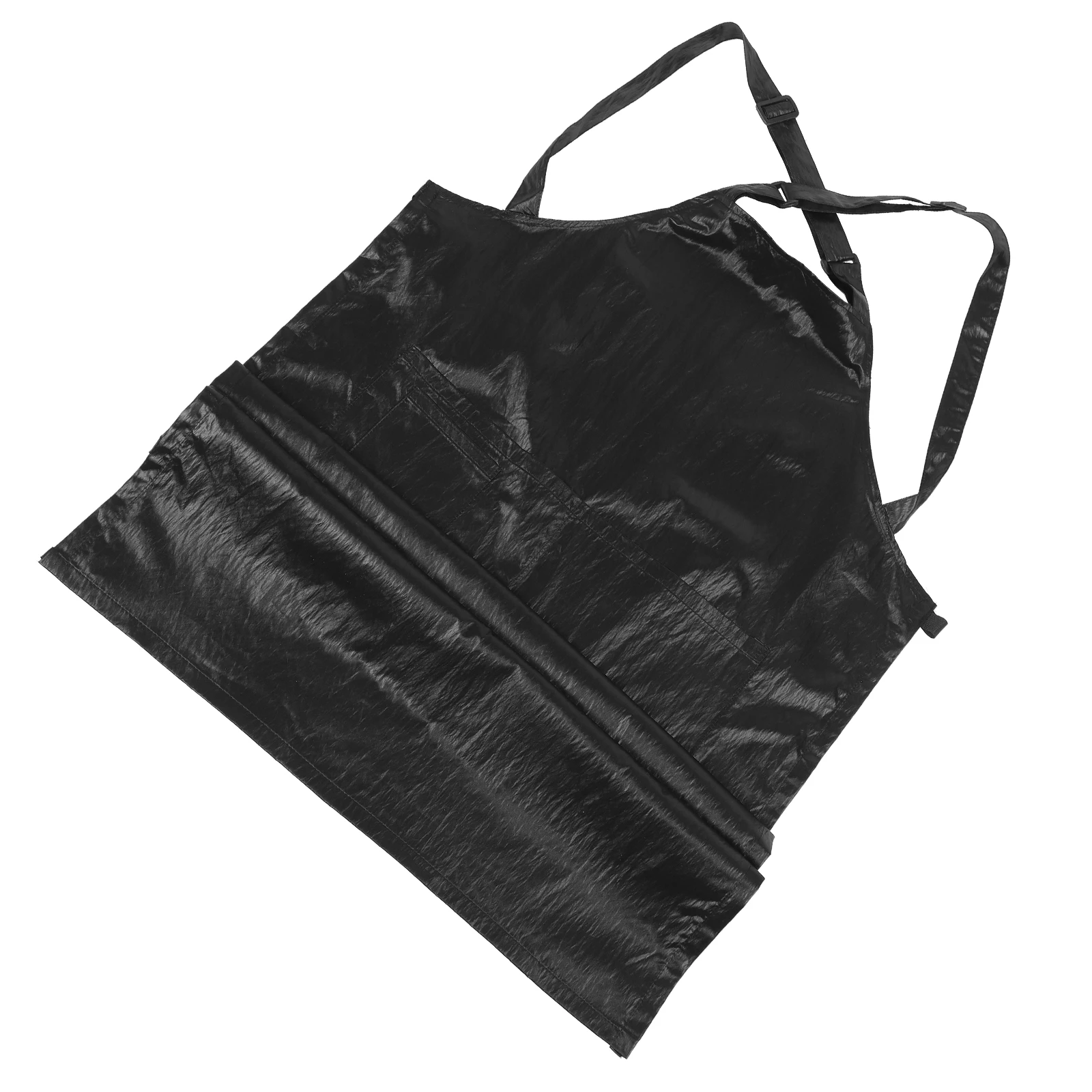 

Waterproof Hairdresser Apron Salon Work Clothes Hair Cutting Stylist Bib Apron Pockets Hair Coloring Dyeing Cape