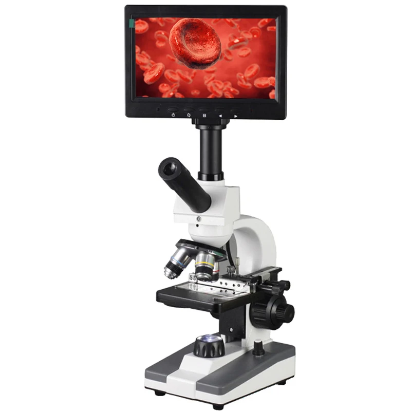 

7 Inch LCD Display + Aluminum Case + 5MP Pixel XSP-116D 400X Microscope Digital Microscope