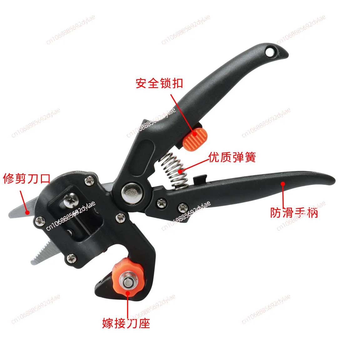 Garden Pruning Shears Grafting Knife Fruit Tree Vine Grafting Shears Seedling Pruning Grafting Multifunctional Gardening Tool