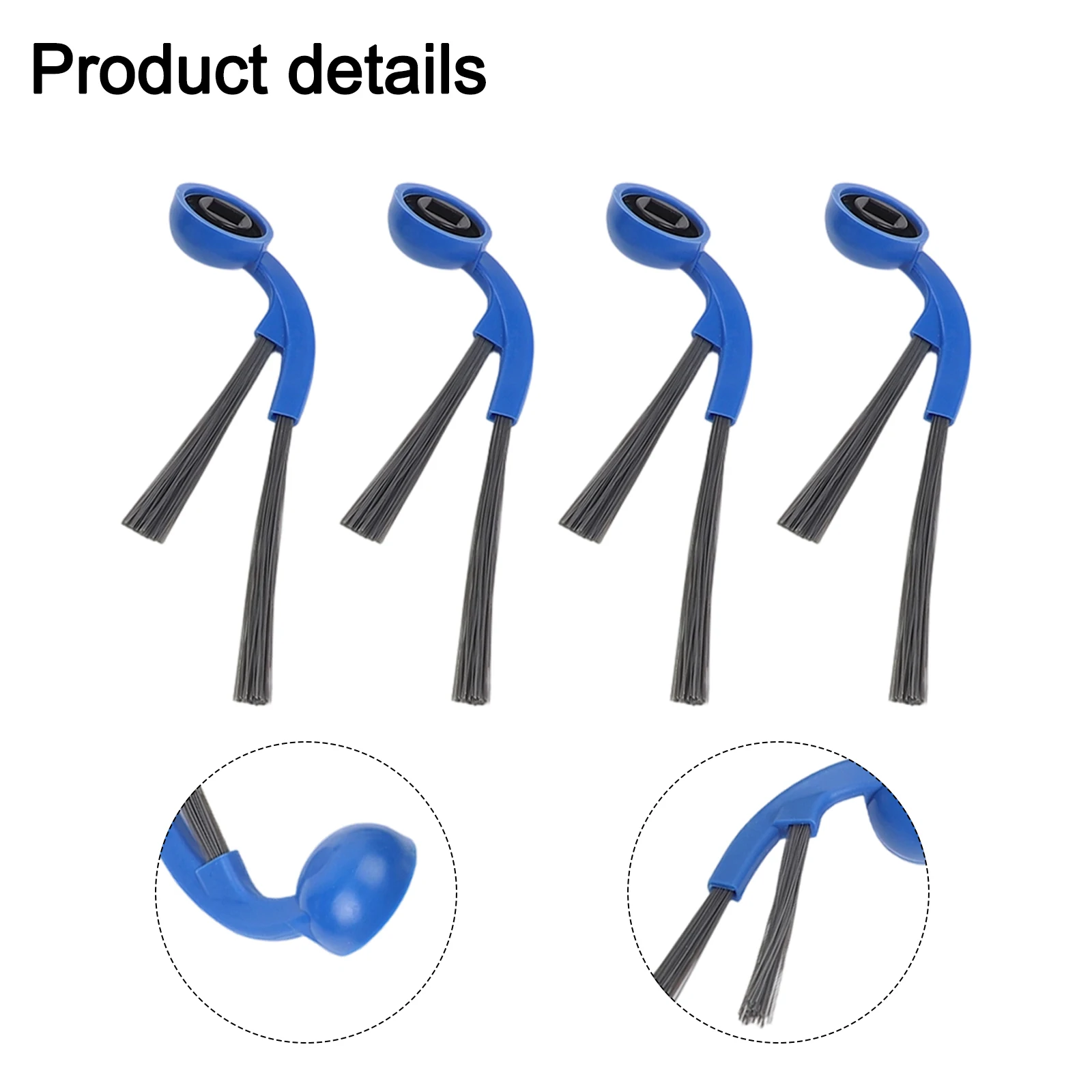 

Efficient Corner Cleaning with Replacement Side Brushes for Ecovacs For Deebot T80 4/10 Pack for Improved Performance