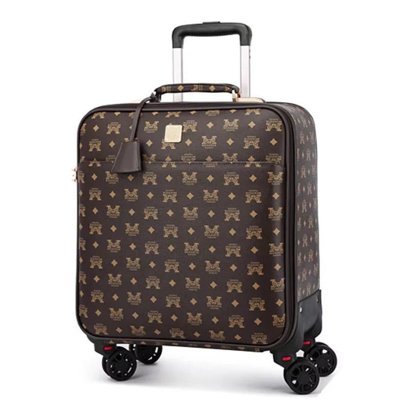 New 16 18 20 24 inch Retro koffer Rolling Suitcases Women Carry-Ons Travel Bags Men spinner brand Trolley Luggage boarding box