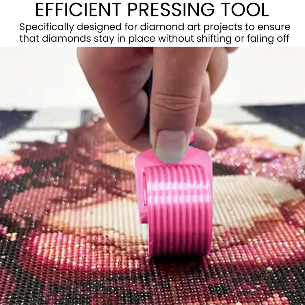 Even Pressing Roller for Rhinestones 2-pack Rhinestone Art Rollers 3d Printed Embroidery Press Tools Easy-grip Diy for Smooth