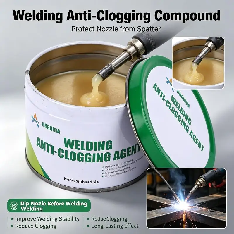 1Pcs 170/200g Welding Nozzle Anti Clogging Paste Prevents Welding Slag Adhesion And Extends Nozzle Life Welding Oil Paste