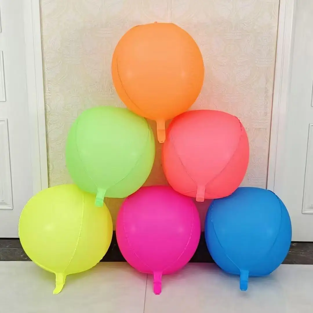 Neon-Fluoreszierende 4D-Rundballons für Geburtstagsfeiern, Beleuchtete Outdoor-Partys, Neonlichter und Partydekorationen – Detail 3