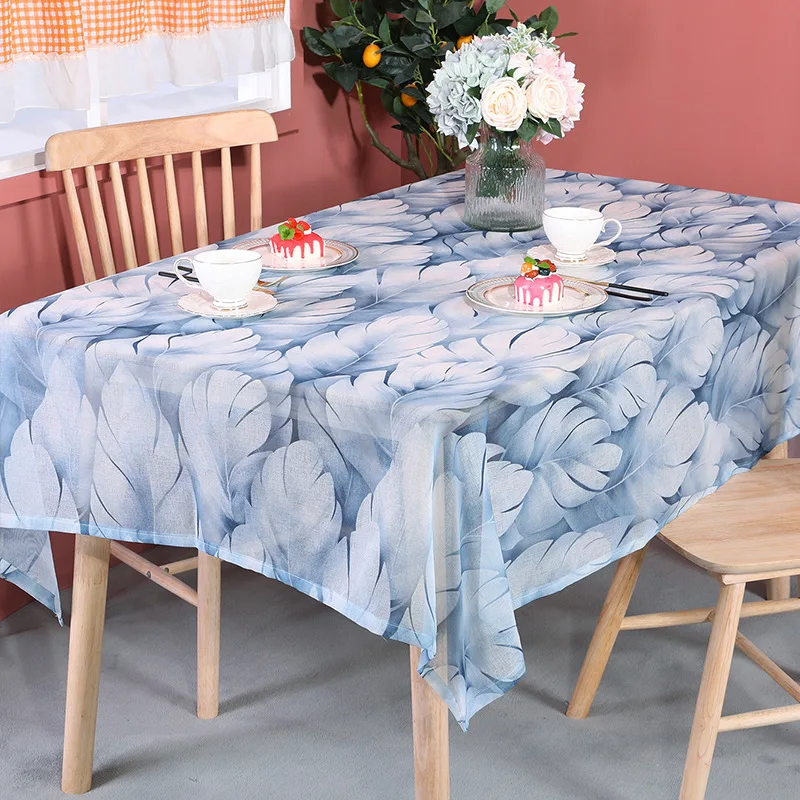 Abstract Beautiful Colorful Flowing Water Alcohol Ink Chaotic Pattern Tablecloth Home Decoration Rectangular Party Tablecloth