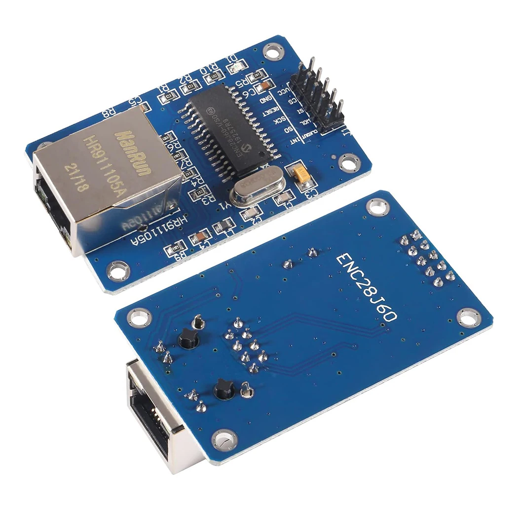 ENC28J60 ENC28J60-I / SO HR911105A Módulo de red LAN Ethernet Interfaz SPI 3,3 V para Arduino AVR PIC LPC STM32