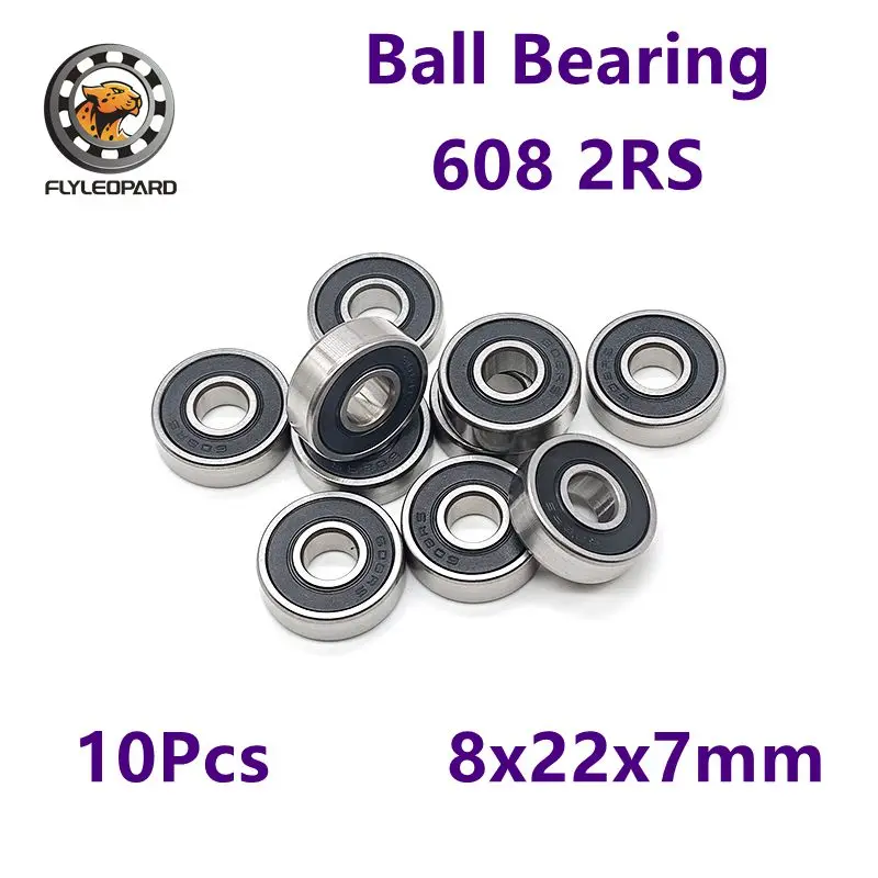 

(10PCS) 604RS to 6903RS Bearing 605 608 6000 623 625 6701 6802 6803 6805 6900 6901 6902 2RS Miniature Deep Groove Ball Bearings