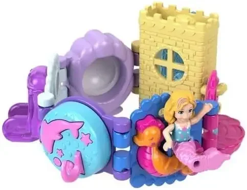 الأصلي Mattel بولي جيب الدمى سوار المحيط العالم مع اكسسوارات الديكور لعب للبنات جمع الاطفال هدية عيد