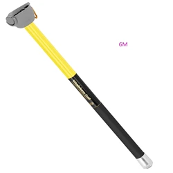 SANLIKE 6M Telescopic Squid Rod Stainless Steel 7-Claw Hooks Portable Anti-slip Handle with Plastic cover Carabiner Fishing Tool