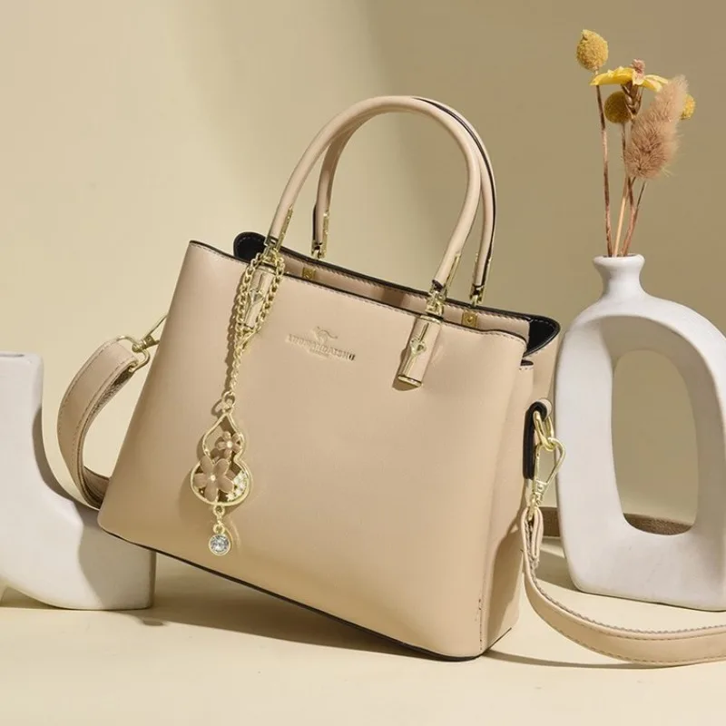 Sac à bandoulière élégant pour femmes, sac à bandoulière d'affaires de loisirs avec une couleur unie Simple et un Look tendance à la mode