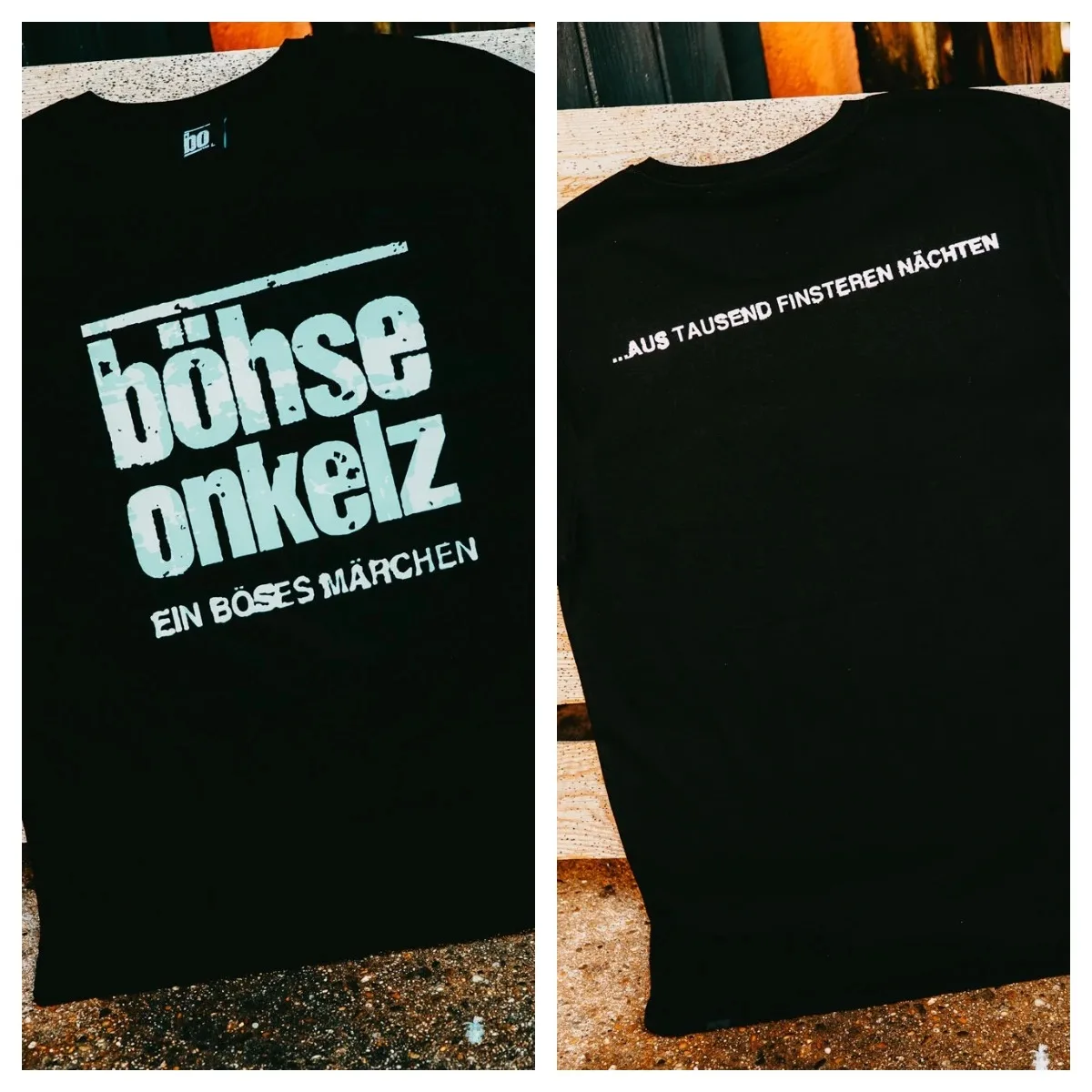 Böhse Onkelz Double-Sided Pattern T-Shirt – 