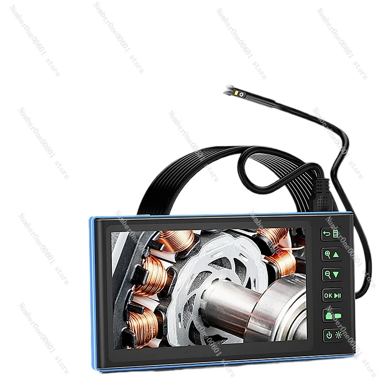 7 Inch Large Screen Car Maintenance Endoscope Hd Camera Industrial Sewer Pipe Dredging Waterproof Probe Head