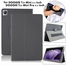 Funda de mano de cuero PU para DOOGEE T20 Mini Pro, cubierta de tableta de 8,4 pulgadas, con función de soporte, funda con tapa magnética