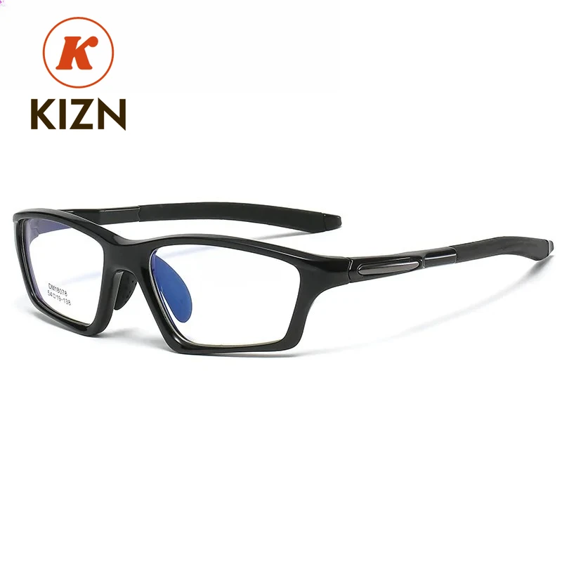 

KIZN 54-19-138 Sports Glasses TR90 Optical Prescription Custom Fashion Cycling Silicone Glasses Myopia Hyperopia +75+100+125+150