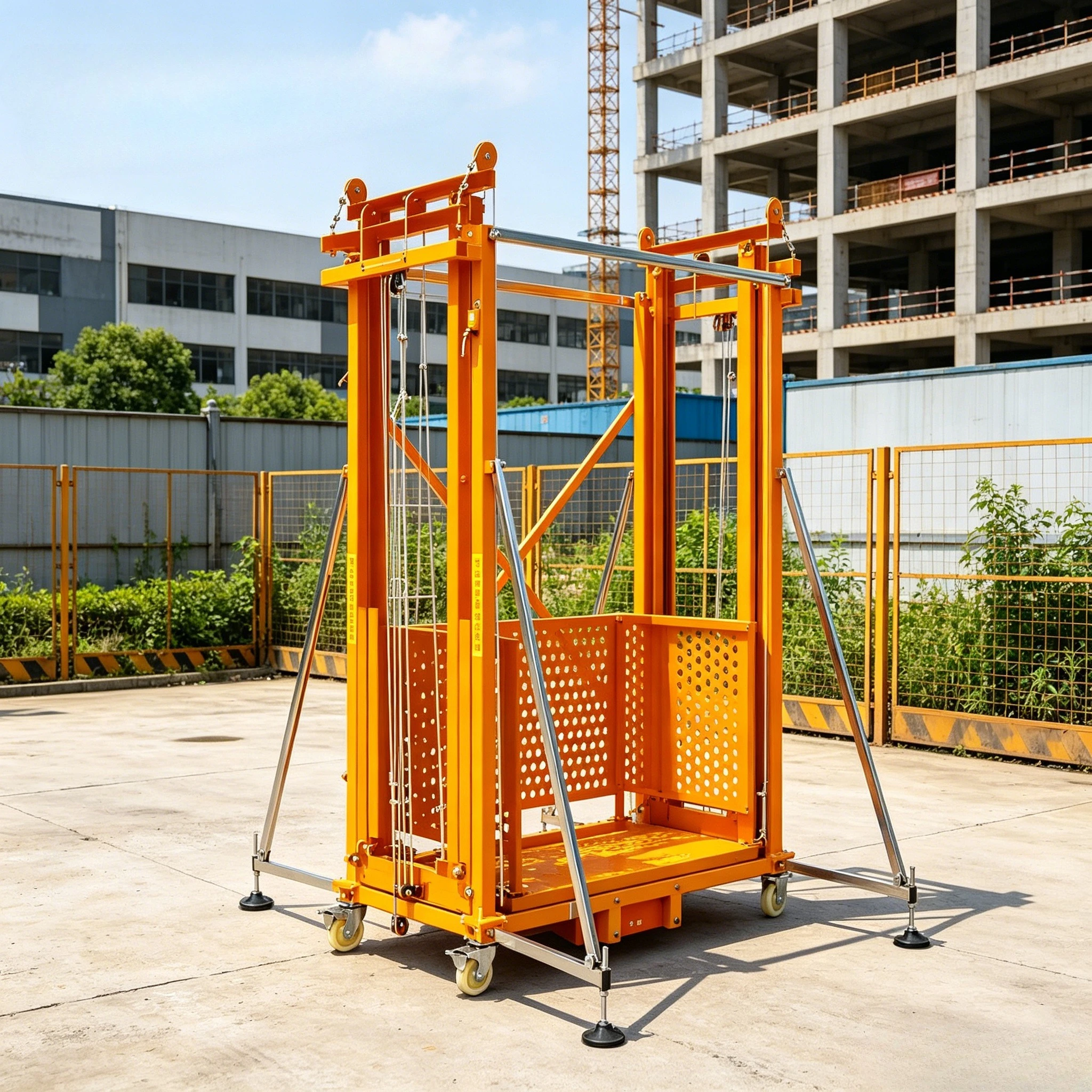 

Industrial 2-15m Electric Hydraulic Steel Scaffold Heavy Duty Foldable Mobile Aerial Lift Platform for Hotel Warehouse