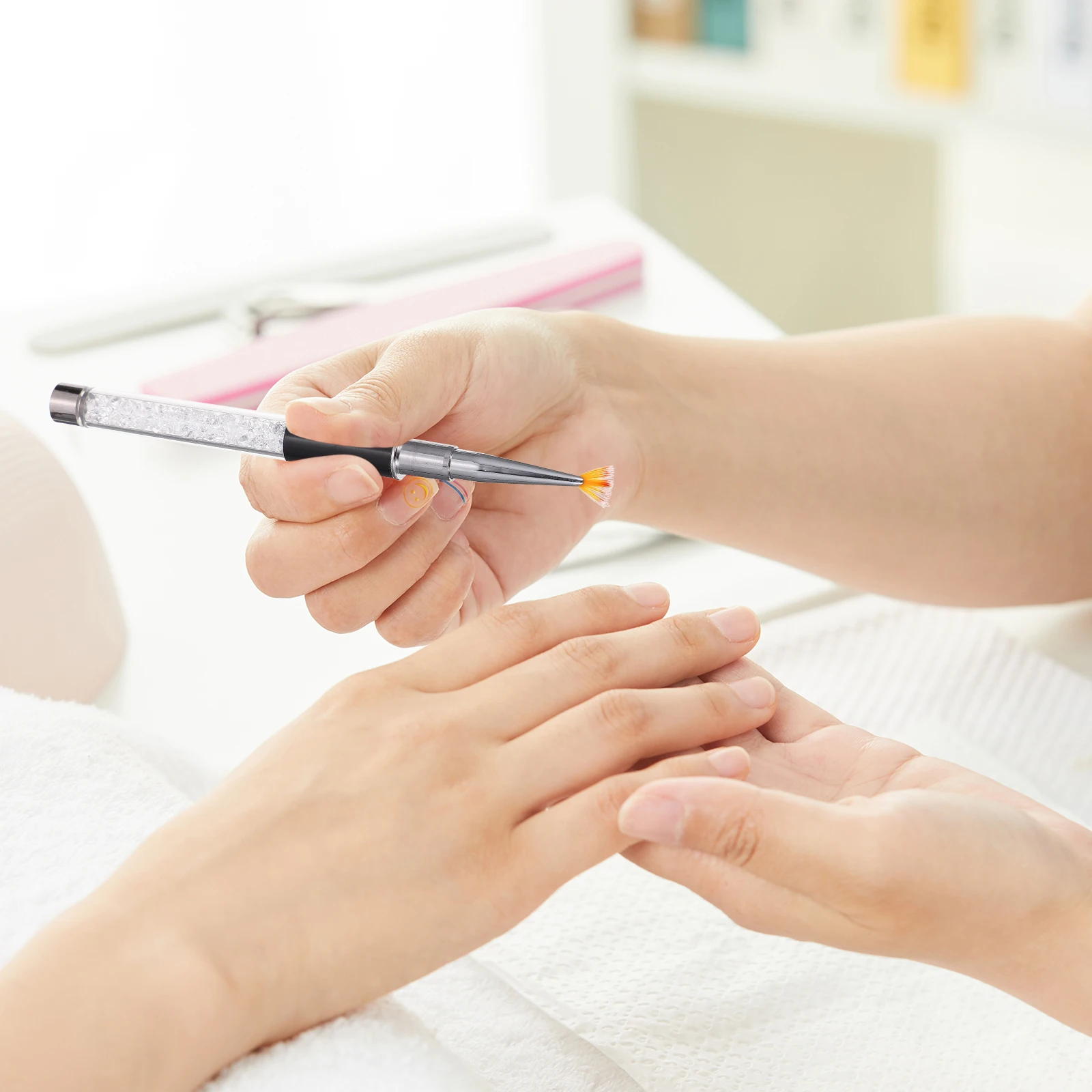 3 pçs conjunto de canetas da arte do prego profissional manicure desenho canetas para diy pintura do prego ferramentas design salão fornecimento escova kit