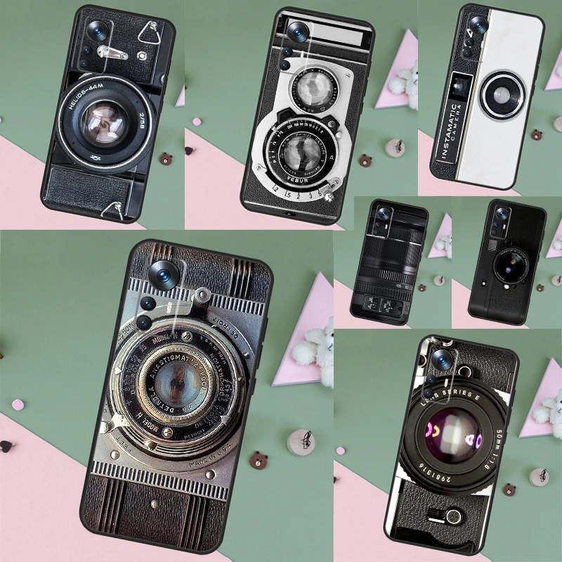 Retro Nostalgia Custodia per fotocamera per Xiaomi 14T 13T Pro 11T 12T 13 14 15 Ultra POCO X6 Pro X3 X5 F5 F6 M6 X7 Pro Cover