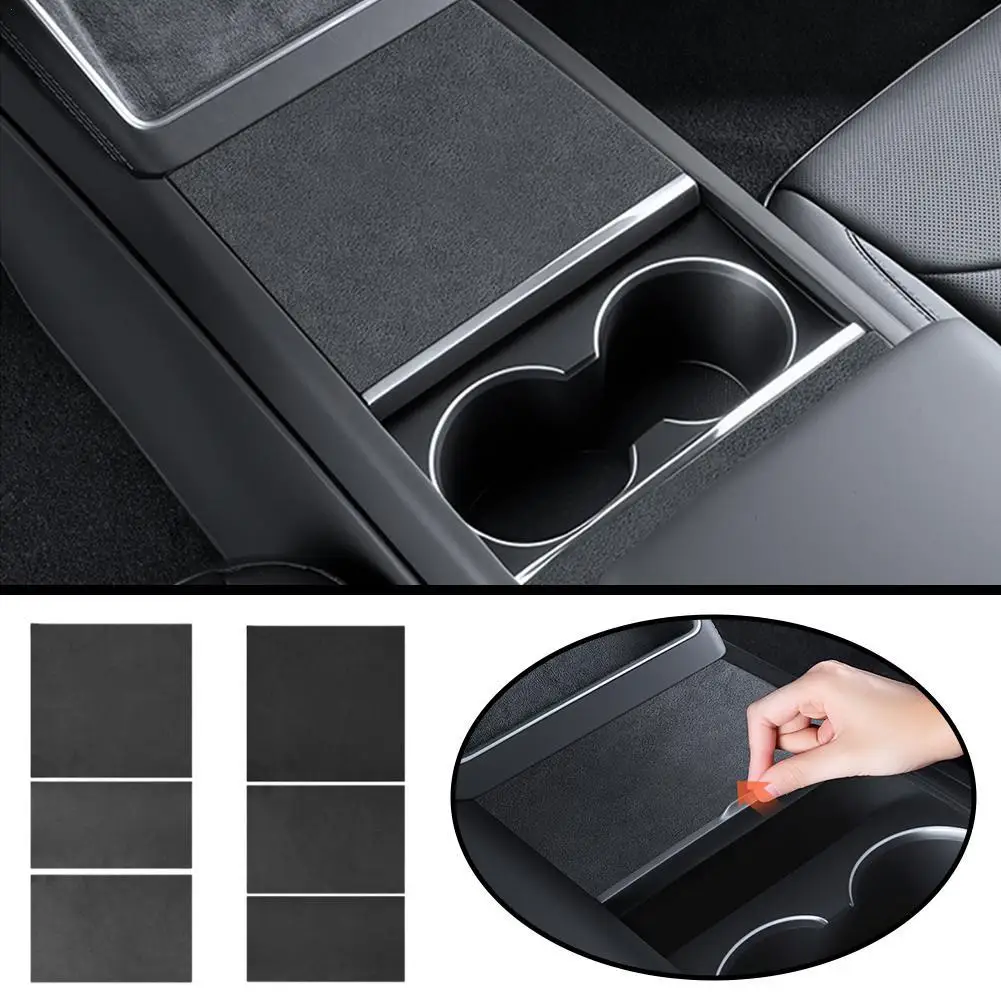 

1set Center Console Cover for Tesla Highland 2024 Center Control Sticker Decoration Anti-scratch Interior Accessories