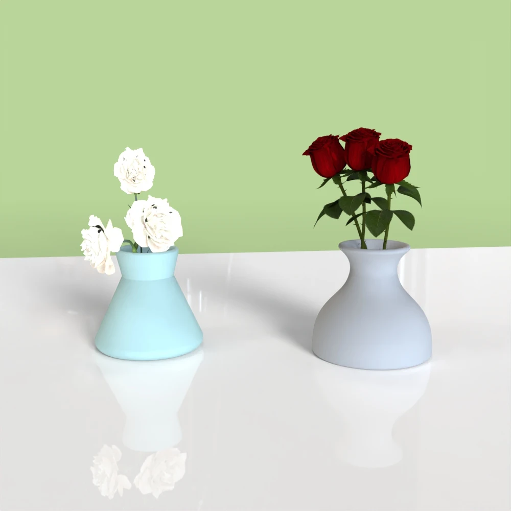 قالب من السيليكون لزجاجة الروائح الخرسانية، مزهرية أسمنتية بسيطة أوروبية يمكنك صنعها بنفسك، قوالب تزيين أوعية الزهور المنزلية #2