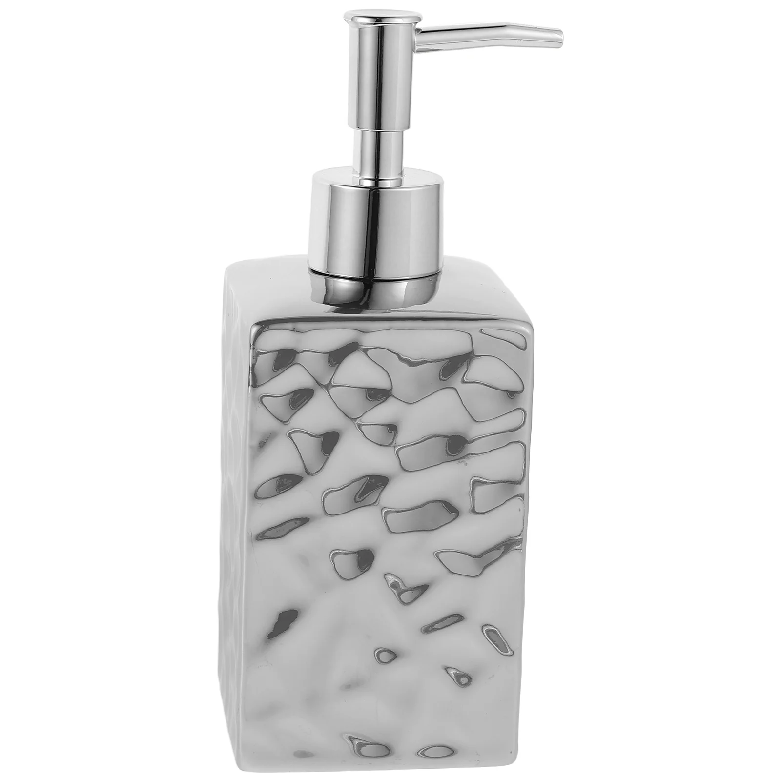 

Bathroom Soap Dispenser 380ml Metal Pump Refillable Lotion Shampoo Body Wash Bottle Modern Elegant Design Hotel Grade Hand Soap