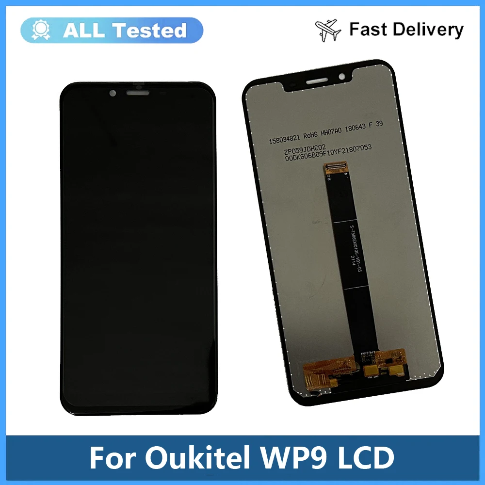 

Новый ЖК-дисплей 5,86 дюйма для Oukitel WP9 WP9 PRO и сенсорный экран дигитайзер Oukitel WP9 ЖК-дисплей экран модуль аксессуары в сборе