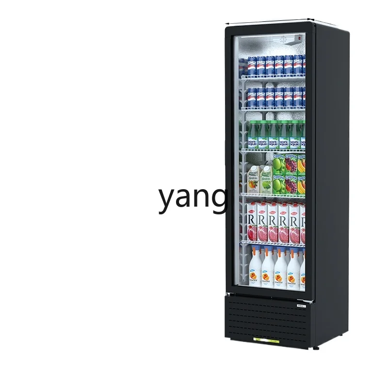 CX Refrigerated Display Cabinet Commercial Supermarket Air-Cooled Fruit Drinks Single Door Freezer