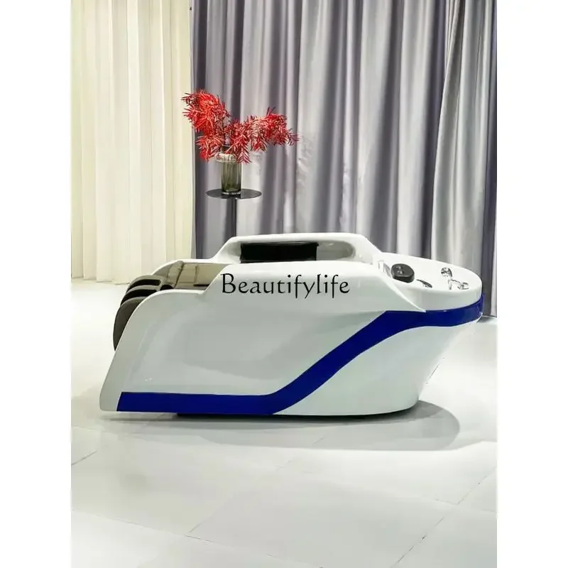 High-End Intelligent Electric Massage Shampoo Bed Multi-Function Automatic Flushing Bed Hair Salon Dedicated