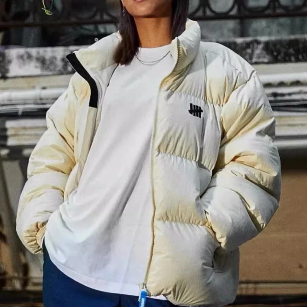 UND stand-up collar thickened white duck down jacket warm jacket