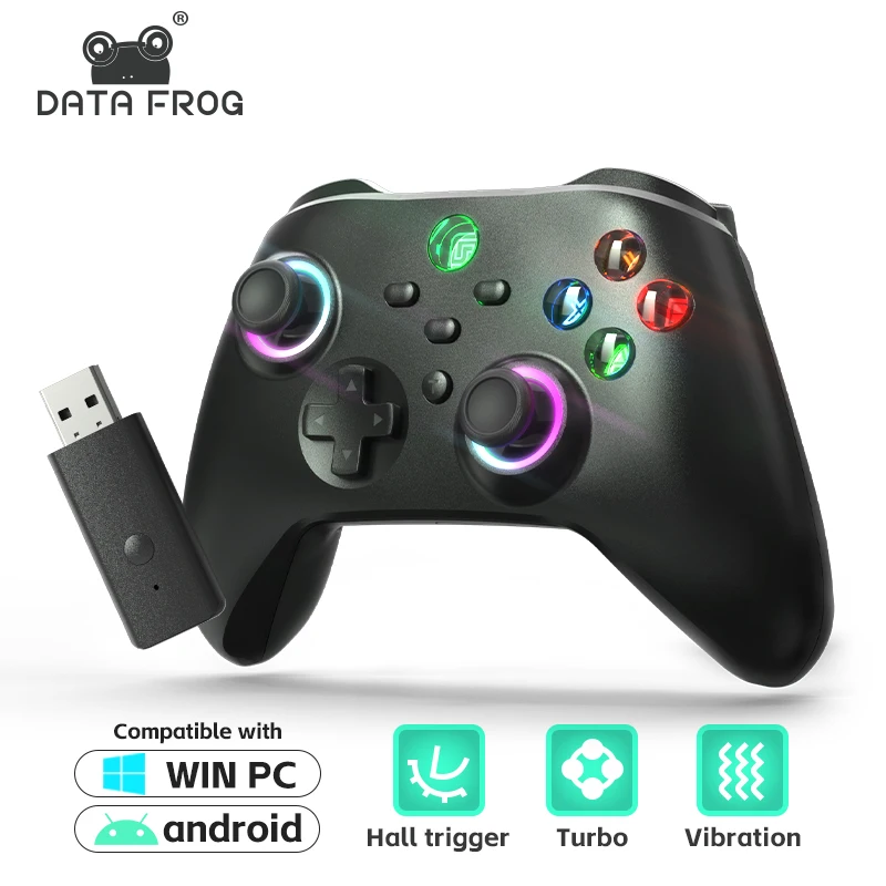

Data Frog Wireless Controller For Nintendo Switch OLED/LITE/PC/Android Console Pro Gamepad with Programmable Turbo Function