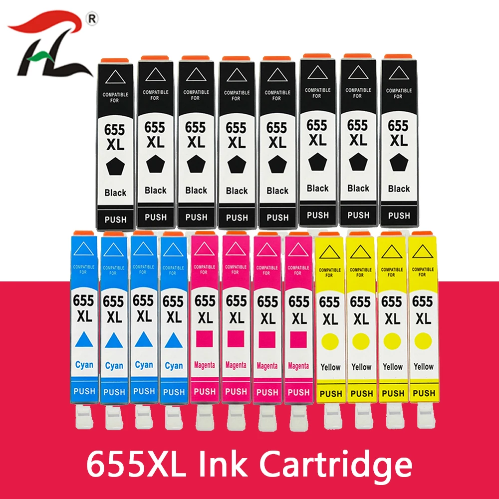 Compatible ink cartridge for hp655 hp 655xl hp 655 compatible for hp Deskjet 3525 5525 4615 4625 4525 6520 6525 6625 Printer