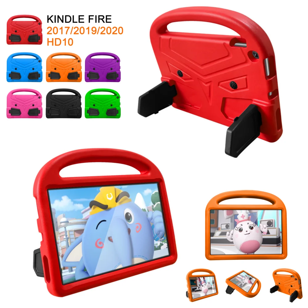 

Детский мягкий чехол из ЭВА для Amazon Fire 7,0 дюймов, 9, 7, 5, 2019, 2017, 2015, милый чехол с подставкой для планшета с рисунком Sparrows