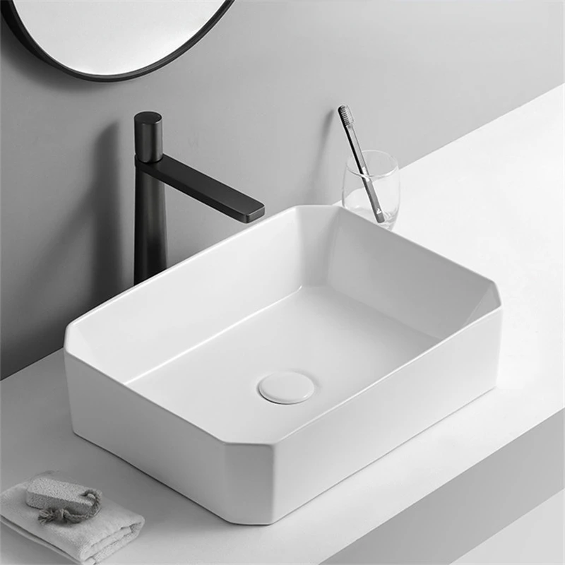 Ceramic Table Basin Table Wash Basin Single Basin Bathroom Washbasin Basin Household Affordable Luxury Style