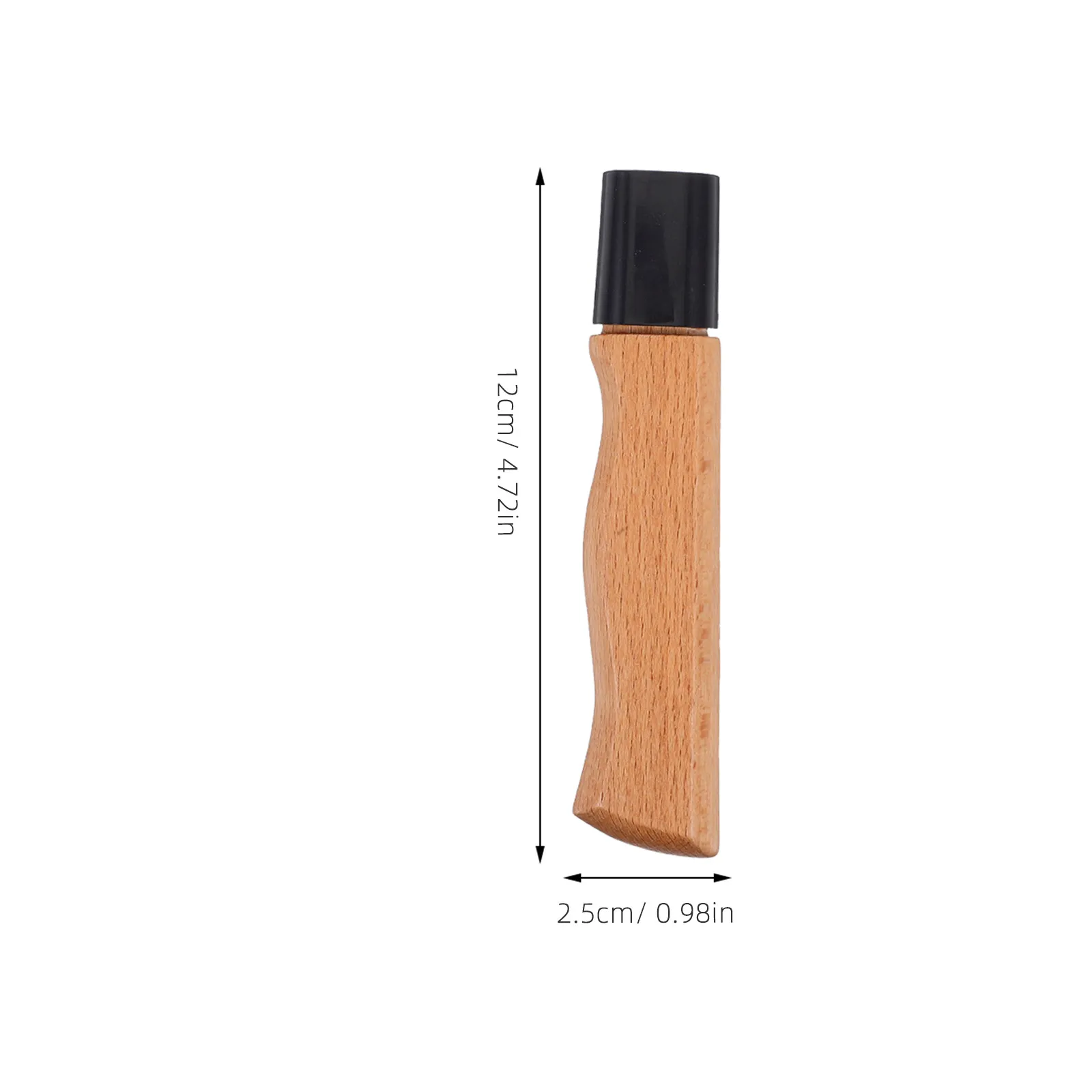 2Pcs Pear Wood Knife Handle Set Ergonomic Wooden File Handles for Chef Knife Repair DIY Handle Making Replacement Kitchen Tool - view 4