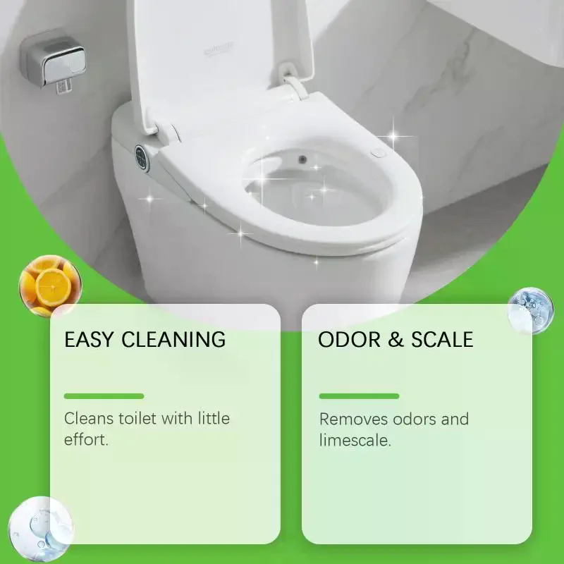 New Jakehoe Toilet Cleaning Tablets Daily Household Toilet Deodorizing Stain Removal Effortless Cleaning Mint Scent