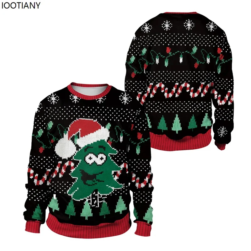 

3;c,5\h;7/CosplayAutumn Winter Christmas Element Printed Sweatshirt Xmas Ugly Long Sleeve O-neck Pullover Holiday Parte'5,h'7\f/