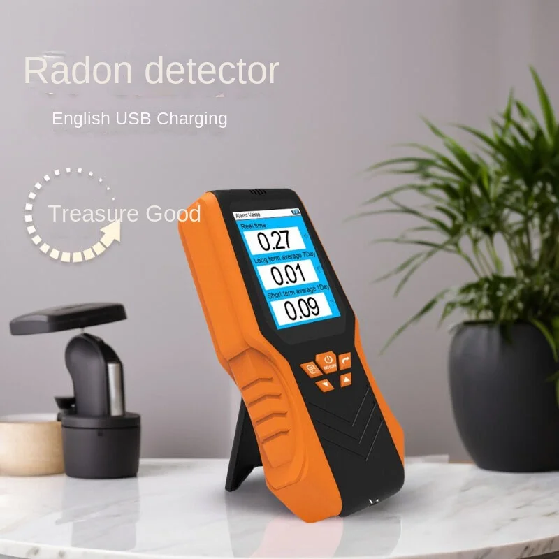 New handheld rechargeable radon concentration analyzer detector high-precision sensitivity soil alarm radon detector