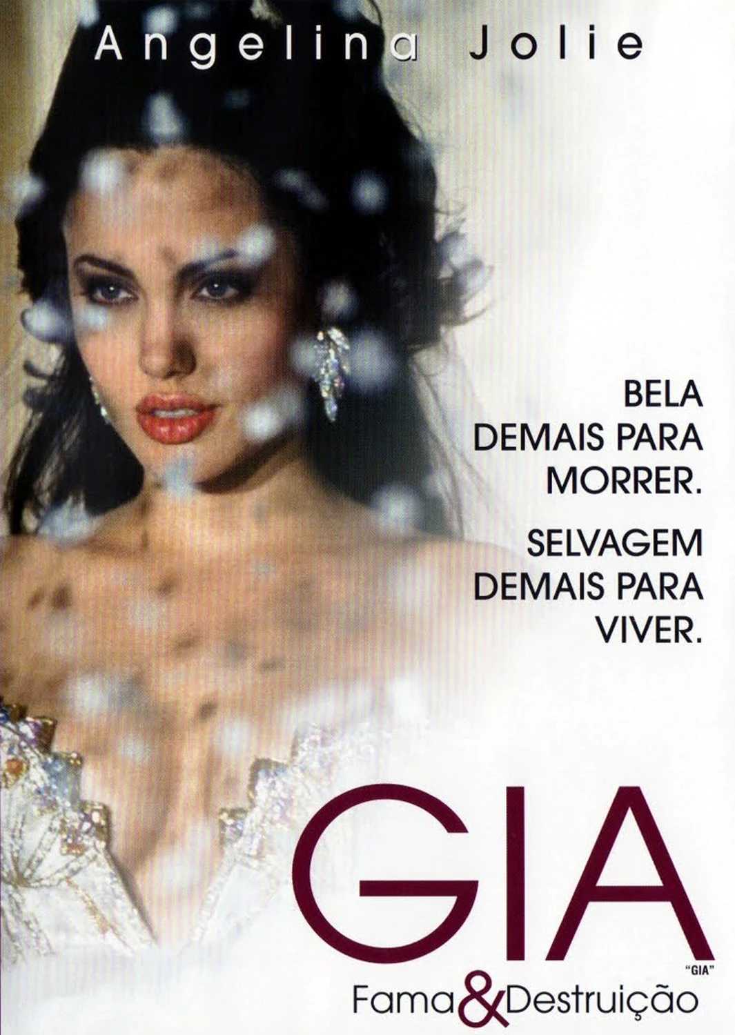 Pintura de pared decorativa personalizada para el hogar, póster de seda de Angelina Jolie Movie Gia (1998)