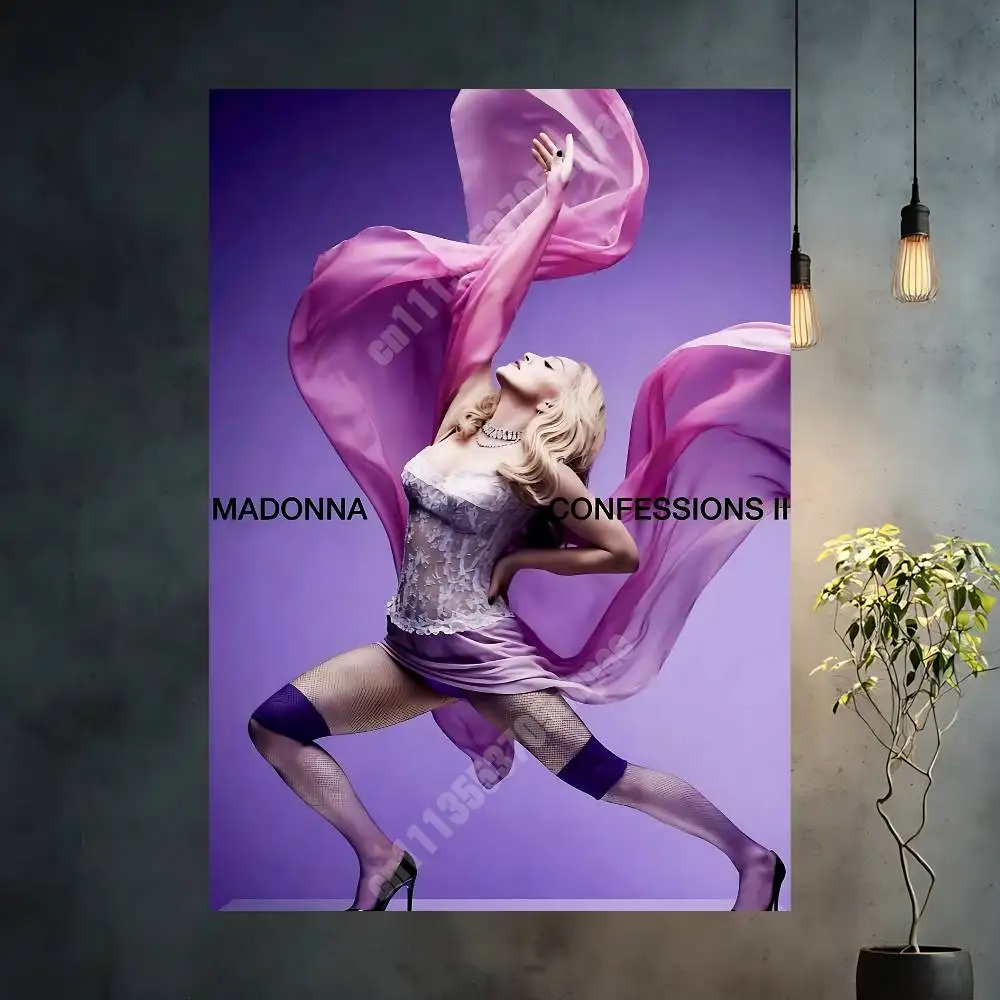 M-Madonna C-Confessions 2 Aesthetic Poster Gallery Prints HD Home Wall Art Stylish Decoration