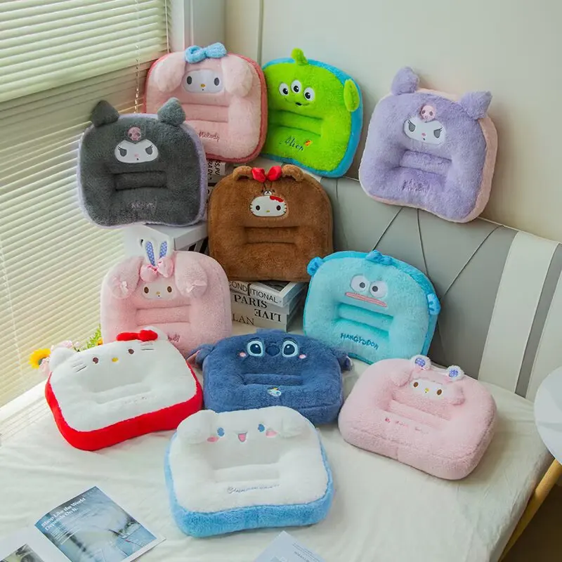 

40Cm Cartoon Sanrio Hello Kitty Kuromi Soft Pp Cotton Filling Thicken Cushion Student Warm Fart Pad Cute Tatami Birthday Gift