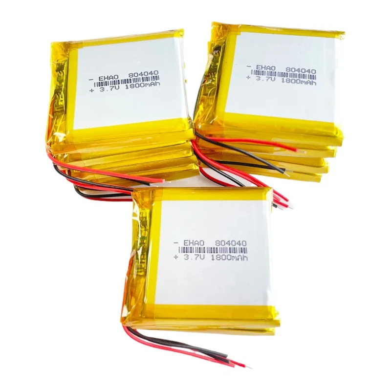 804040 3.7V 1500mAh Li-Polymer LiPo Batería Recargable para Taza Termo Robot Altavoz Bluetooth Luz LED