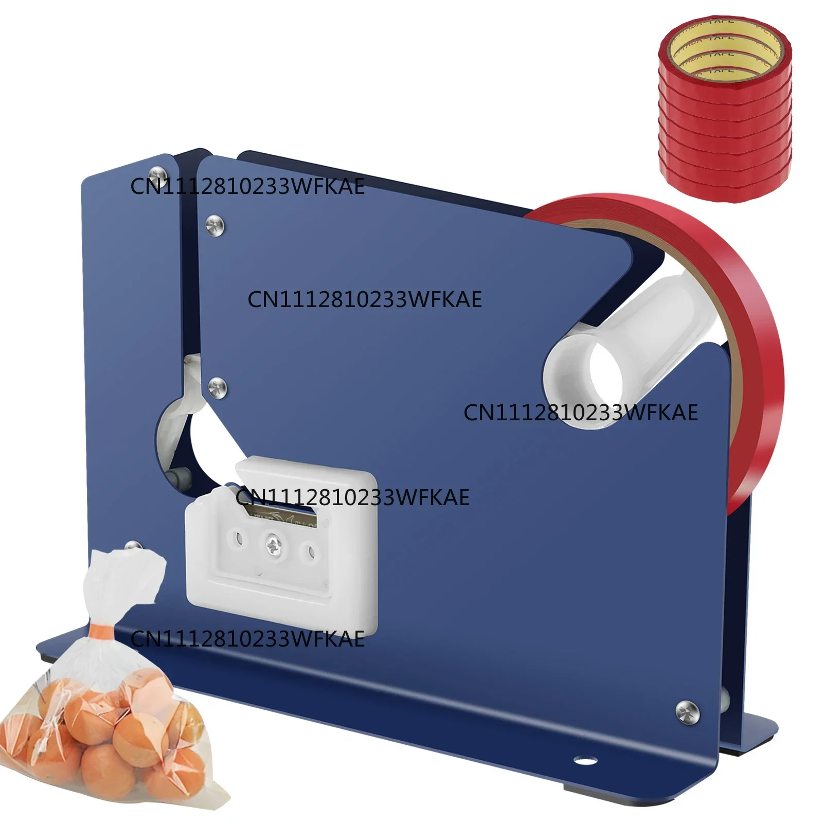 New Metal Bag Sealer Portable Bag Sealer Taper Dispenser with Trimmer Cutter Sealing Machine for Home Kitchen Outdoor Picnic