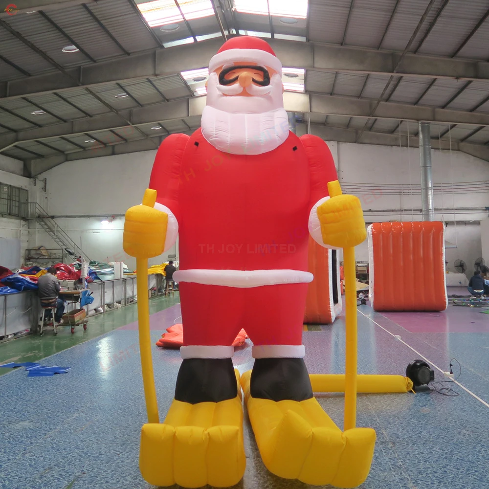 

Free Shipping 6mH Giant Inflatable Santa Claus Cartoon for Outdoor Promotion