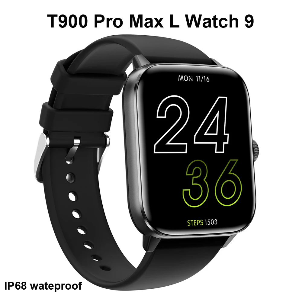 T900 Pro Max Watch 9 Smart Watch Waterproof Series 9 Smartwatch 2.01 Inch Bluetooth Call AI Voice assistant Sport Men Wristwatch