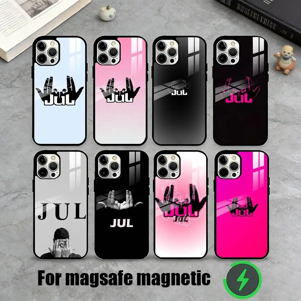 

Чехол для телефона Rapper J-JuL для iPhone 17, 16, 15, 14, 13, 12, 11 Plus, Pro, магнитный, с беспроводной зарядкой MagSafe