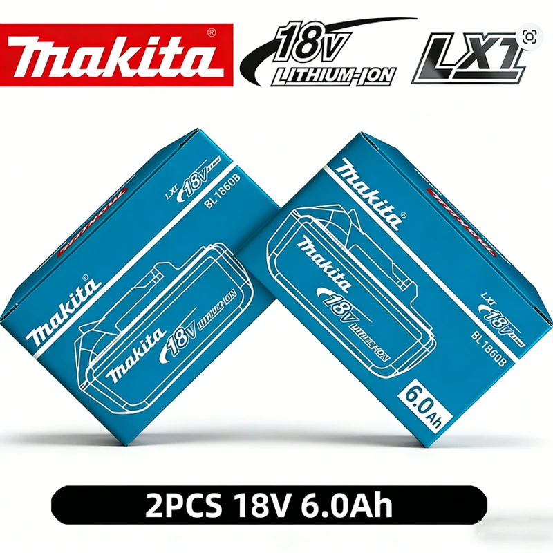

6000mAh Makita battery 6Ah BL1860 BL1850B BL1850 BL1840 BL1830 Screwdriver Battery Charger 18v Replacement Power Tool Batteries