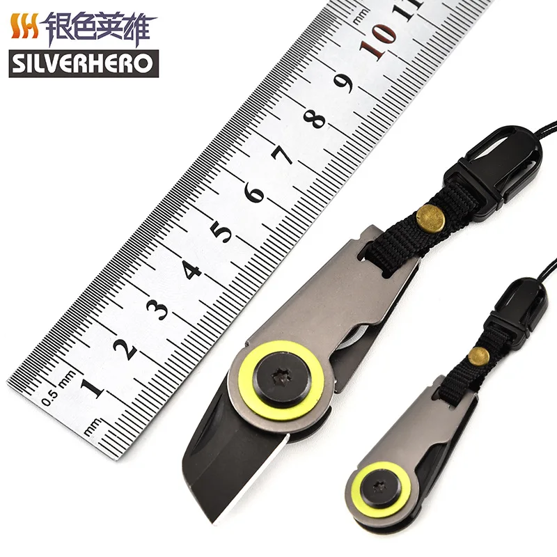 

Multifunctional Hanging Buckle Outdoor EDC Portable Kitchen Screwdriver Keychain Unpacking The Courier Mini Knife